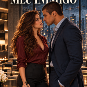 Capa de Casada com Meu Inimigo — Helena e Dante assinando o contrato